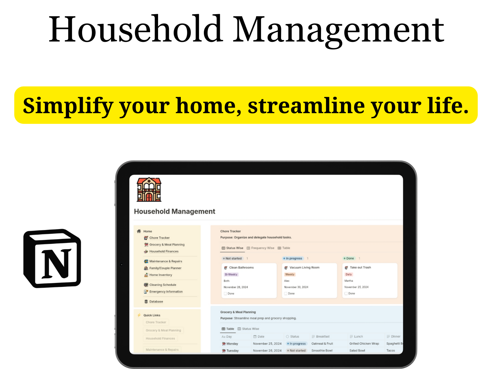 Household Management
